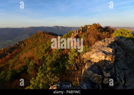 Rossatz-Arnsdorf, Hirschwand rock mountain, Wachau, Basse Autriche, Autriche Banque D'Images