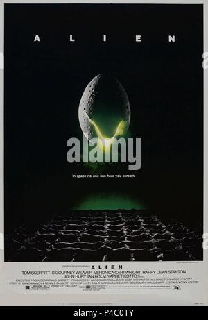Titre original : alien. Titre en anglais : alien. Film Réalisateur : Ridley Scott. Année : 1979. Crédit : 20TH CENTURY FOX / Album Banque D'Images