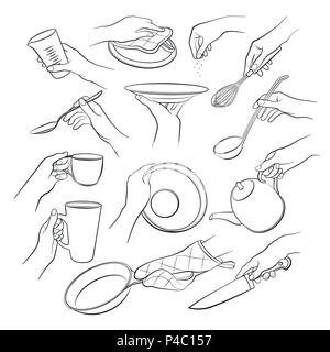 Côté cuisine isolé Illustration de Vecteur