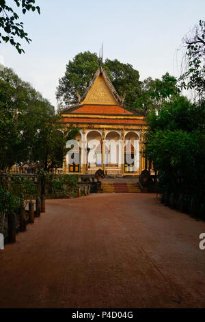 Le temple de Wat Preah Un Kau Asa à Siem Reap, Cambodge Banque D'Images