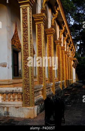 Le temple de Wat Preah Un Kau Asa à Siem Reap, Cambodge Banque D'Images