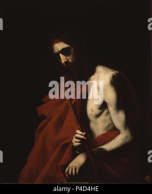 'Ecce Homo', ca. 1620, huile sur toile, 97 x 81 cm, Inv. 629. Auteur : Jusepe de Ribera (1591-1652). Lieu : ACADÉMIE DE SAN FERNANDO-PINTURA, MADRID, ESPAGNE. Banque D'Images