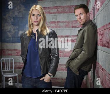 Description : La saison 3. Titre original : patrie. Titre en anglais : patrie. Année : 2011. Stars : Claire Danes, DAMIAN LEWIS. Credit : FOX 21 / Album Banque D'Images