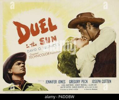 Titre original : Duel au soleil. Titre en anglais : Duel au soleil. KING VIDOR, Réalisateur :. Année : 1946. Credit : SELZNICK/RKO / Album Banque D'Images