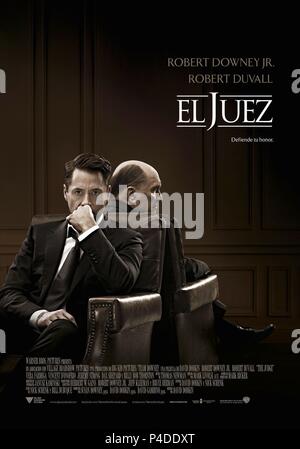 Titre original : JUGE, LE. Titre en anglais : JUGE, LE. Directeur du film : DAVID DOBKIN. Année : 2014. Stars : Robert Downey JR., Robert Duvall. Credit : WARNER BROS. / Album Banque D'Images