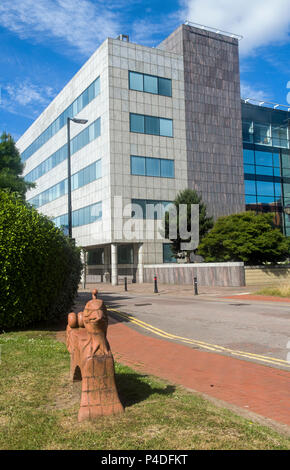 La baie de Cardiff, Pays de Galles du Sud Bureaux d'assurance Atradius Banque D'Images