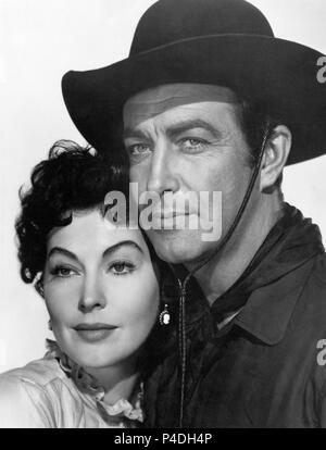 Titre original : RIDE, VAQUERO !. Titre en anglais : RIDE, VAQUERO !. Film Réalisateur : John Farrow. Année : 1953. Stars : AVA GARDNER, Robert Taylor (acteurs et actrices). Credit : M.G.M. / Album Banque D'Images