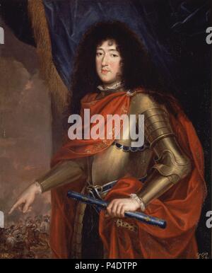 FELIPE DE FRANCIA, DUQUE DE ORLEANS - siglo XVII - OLEO/LIENZO - 105 x 86 cm - NP 2369 - BARROCO CLASICISTA - ESCUELA FRANCESA. Auteur : Pierre Mignard (1612-1695) (cercle). Emplacement : Museo del Prado-PINTURA, MADRID, ESPAGNE. Banque D'Images