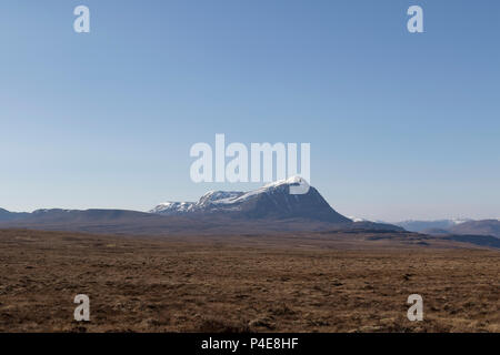 Ben l'espoir et une Mhoine moorland, Sutherland Banque D'Images