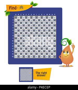 Jeu éducatif pour les enfants et les adultes. Compte de jeu, l'observation, l'IQ. Lignes trouver Illustration de Vecteur