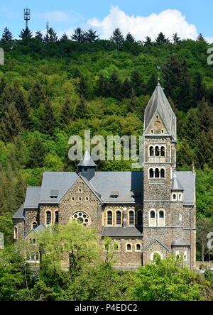 L'église paroissiale de Clervaux (Luxembourg), 09 mai 2018. Dans le monde d'utilisation | Banque D'Images