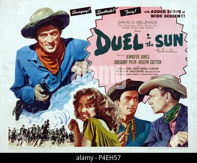 Titre original : Duel au soleil. Titre en anglais : Duel au soleil. KING VIDOR, Réalisateur :. Année : 1946. Credit : SELZNICK/RKO / Album Banque D'Images