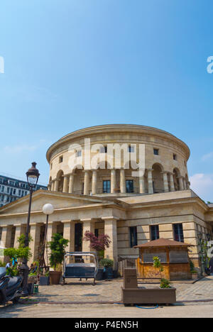 La Rotonde Ledoux, Place de la Bataille de Stalingrad, La Villette, Paris, France Banque D'Images