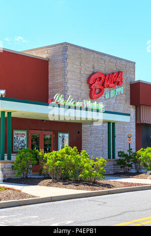 Wyomissing, PA, USA - 14 juin 2018 : Buca di Beppo est un restaurant américain chaîne avec 92 endroits spécialisés dans l'alimentation. italo-américain Banque D'Images