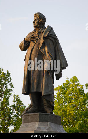 Statue de Adam Mickiewicz de Varsovie, Pologne. 10 mai 2018 © Wojciech Strozyk / Alamy Stock Photo Banque D'Images