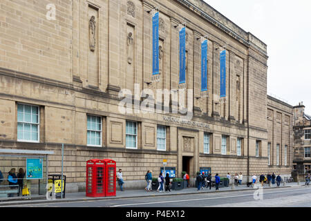 Bibliothèque nationale d'Écosse, Édimbourg vieille ville, Edinburgh Scotland UK Banque D'Images