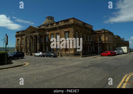 Bâtiment de comté et Sheriff Court, Ayr, Scotland Banque D'Images