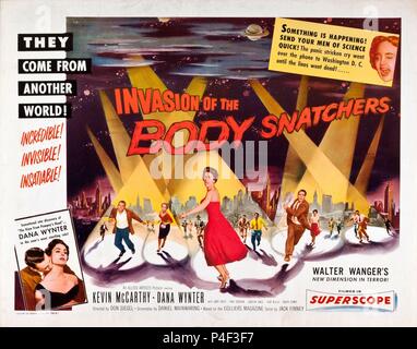 Titre original : INVASION OF THE BODY SNATCHERS. Titre en anglais : INVASION OF THE BODY SNATCHERS. Directeur de film : DONALD SIEGEL. Année : 1956. Credit : Allied Artists / Album Banque D'Images