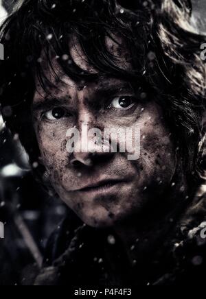 Film Original Titre : HOBBIT, LE : LA BATAILLE DES CINQ armées. Titre en anglais : HOBBIT, LE : LA BATAILLE DES CINQ armées. Directeur de film : PETER JACKSON. Année : 2014. Stars : MARTIN FREEMAN. Credit : New Line Cinema / Album Banque D'Images