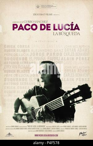 Titre original : PACO DE LUCIA : LA FILLE. Titre en anglais : PACO DE LUCIA : LA FILLE. Directeur de film : Francisco SANCHEZ VARELA. Année : 2014. Credit : ZIGGOURAT FILMS / Album Banque D'Images