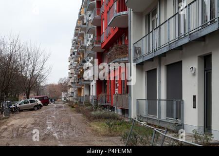 Berlin, Allemagne, développement de nouveaux logements dans Sebastianstrasse à Berlin-Mitte Banque D'Images