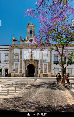 Arco da Vila, Faro, Algarve, Portugal, Banque D'Images