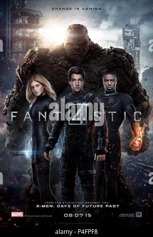 Titre original : Les Quatre Fantastiques. Titre en anglais : Les Quatre Fantastiques. Directeur : JOSH TRANK Film. Année : 2015. Credit : Twentieth Century Fox / Album Banque D'Images