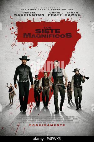 Titre original : The Magnificent Seven. Titre en anglais : The Magnificent Seven. Réalisateur : Antoine Fuqua. Année : 2016. Credit : MGM/Columbia Pictures/CAPITAL LSTAR/VILLAGE ROADSHOW PHOTO / Album Banque D'Images