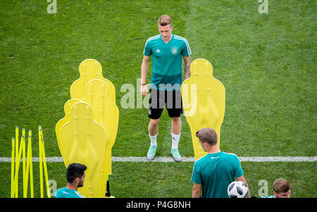 Sochi, Russia. 22 Juin, 2018. Marco Reus (Allemagne) GES/football/Coupe du Monde 2018 Russie : DFB-formation finale, Sochi, 22.06.2018 GES/soccer/football/Coupe du Monde 2018 Russie : la pratique, Sochi, 22 juin 2018 | dans le monde entier : dpa Crédit/Alamy Live News Banque D'Images