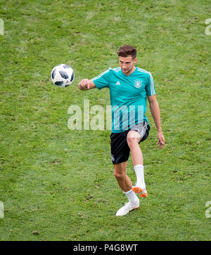 Sochi, Russia. 22 Juin, 2018. Leon Goretzka (Allemagne) GES/football/World Championship 2018 Russie : DFB-formation finale, Sochi, 22.06.2018 GES/soccer/football/Coupe du Monde 2018 Russie : la pratique, Sochi, 22 juin 2018 | dans le monde entier : dpa Crédit/Alamy Live News Banque D'Images