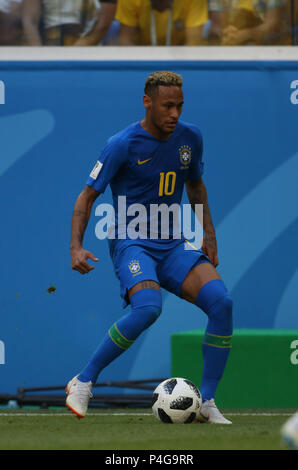 Saint Petersburg, Fédération. 22 Juin, 2018. 22.06.2018. Saint Petersburg, Fédération de:NEYMAR en action lors de la Coupe du Monde de la Russie en 2018, le groupe E, match de football entre LE BRÉSIL V COSTARICA à Saint-Pétersbourg Stadium. Agence Photo crédit : indépendante/Alamy Live News Banque D'Images