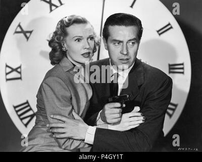 Titre original : LE GRAND RÉVEIL. Titre en anglais : LA GROSSE Horloge. Film Réalisateur : John Farrow. Année : 1948. Stars : RAY MILLAND, RITA JOHNSON. Credit : PARAMOUNT PICTURES / Album Banque D'Images