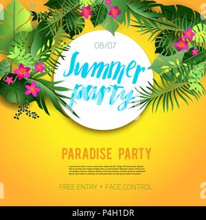 Summer vibes party Illustration de Vecteur