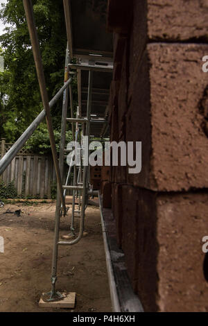 Des piles de brisks autour du chantier de construction Banque D'Images