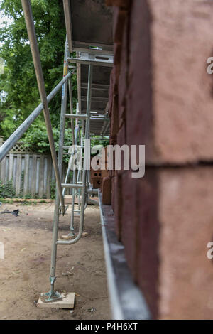 Des piles de brisks autour du chantier de construction Banque D'Images