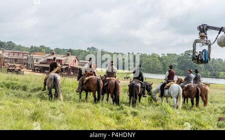 Titre original : The Magnificent Seven. Titre en anglais : The Magnificent Seven. Réalisateur : Antoine Fuqua. Année : 2016. Credit : MGM/Columbia Pictures/CAPITAL LSTAR/VILLAGE ROADSHOW PHOTO / Album Banque D'Images