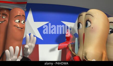 Titre original : SAUCISSE PARTIE. Titre en anglais : SAUCISSE PARTIE. Directeur de film : CONRAD VERNON ; GREG TIERNAN. Année : 2016. Credit : PIC de l'ANNAPURNA/AZOTE STUDIOS CANADA/POINT GREY PIC/SPE / Album Banque D'Images