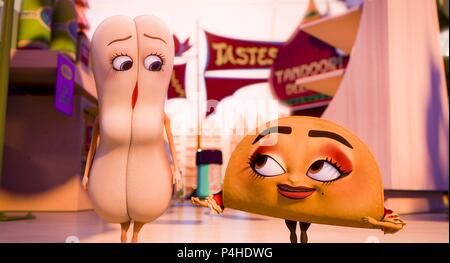 Titre original : SAUCISSE PARTIE. Titre en anglais : SAUCISSE PARTIE. Directeur de film : CONRAD VERNON ; GREG TIERNAN. Année : 2016. Credit : PIC de l'ANNAPURNA/AZOTE STUDIOS CANADA/POINT GREY PIC/SPE / Album Banque D'Images