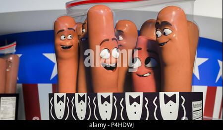 Titre original : SAUCISSE PARTIE. Titre en anglais : SAUCISSE PARTIE. Directeur de film : CONRAD VERNON ; GREG TIERNAN. Année : 2016. Credit : PIC de l'ANNAPURNA/AZOTE STUDIOS CANADA/POINT GREY PIC/SPE / Album Banque D'Images