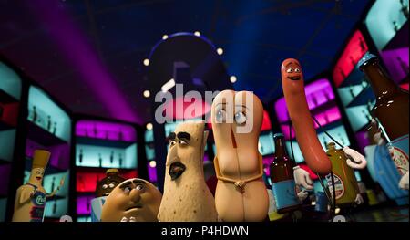 Titre original : SAUCISSE PARTIE. Titre en anglais : SAUCISSE PARTIE. Directeur de film : CONRAD VERNON ; GREG TIERNAN. Année : 2016. Credit : PIC de l'ANNAPURNA/AZOTE STUDIOS CANADA/POINT GREY PIC/SPE / Album Banque D'Images