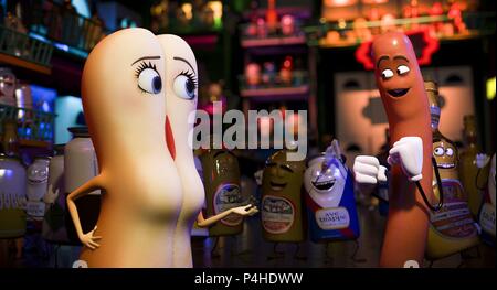 Titre original : SAUCISSE PARTIE. Titre en anglais : SAUCISSE PARTIE. Directeur de film : CONRAD VERNON ; GREG TIERNAN. Année : 2016. Credit : PIC de l'ANNAPURNA/AZOTE STUDIOS CANADA/POINT GREY PIC/SPE / Album Banque D'Images