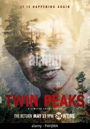 Titre original : Twin Peaks. Titre en anglais : Twin Peaks. Directeur : David Lynch Film ; MARK FROST. Année : 2017. Credit : SHOWTIME NETWORKS / Album Banque D'Images