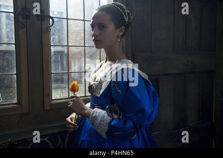 Titre original : Tulip Fever. Titre en anglais : Tulip Fever. Directeur de film : Justin Chadwick. Année : 2017. Stars : ALICIA VIKANDER. Credit : RUBY FILMS / Album Banque D'Images