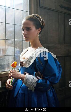 Titre original : Tulip Fever. Titre en anglais : Tulip Fever. Directeur de film : Justin Chadwick. Année : 2017. Stars : ALICIA VIKANDER. Credit : RUBY FILMS / Album Banque D'Images