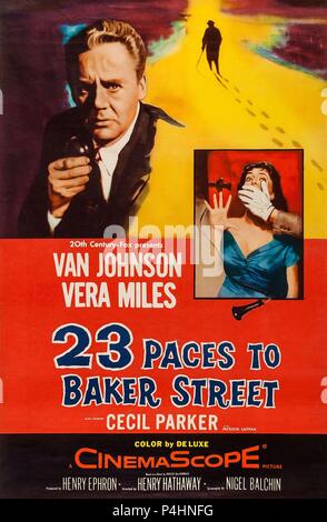 Titre original : 23 PAS DE BAKER STREET. Titre en anglais : 23 PAS DE BAKER STREET. Directeur de film : Henry Hathaway. Année : 1956. Crédit : 20TH CENTURY FOX / Album Banque D'Images