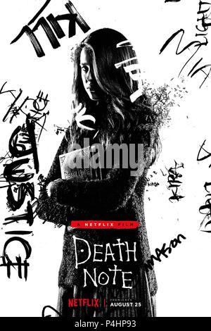 Titre original : Death Note. Titre en anglais : Death Note. Directeur de film : Adam Wingard. Année : 2017. Credit : VERTIGO ENTERTAINMENT / Album Banque D'Images