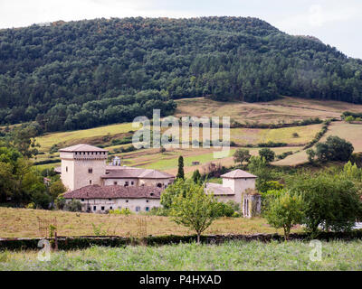 Palacio y Torres de Ayala. D'Álava. España Banque D'Images