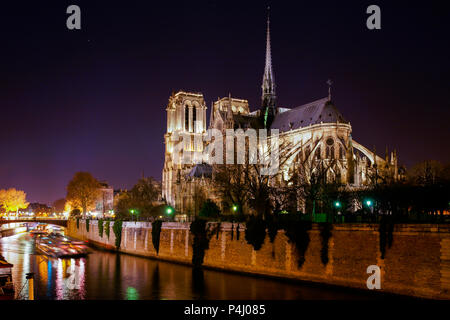 Cathédrale de Notre Dame. París. Francia Banque D'Images