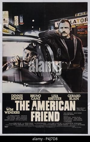 Titre original : DER AMERIKANISCHE FREUND. Titre en anglais : AMI AMÉRICAIN, LE. Film Réalisateur : Wim Wenders. Année : 1977. Credit : road movies/FILMS DU LOSANGE/W.WENDERS / Album Banque D'Images