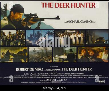 Film Original Titre : Le chasseur de cerf. Titre en anglais : The Deer Hunter. Film Réalisateur : Michael Cimino. Année : 1978. Credit : EMI / UNIVERSAL / Album Banque D'Images